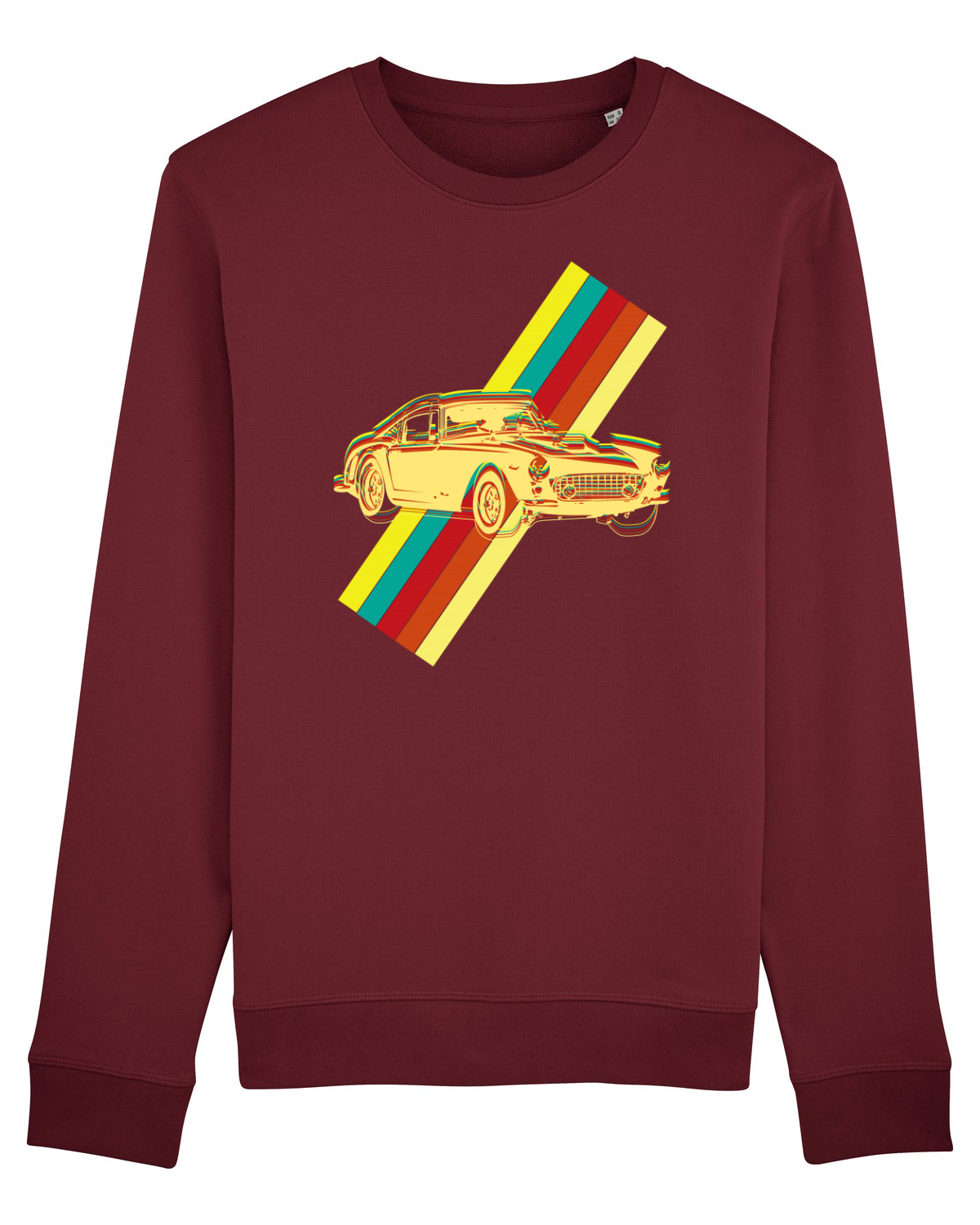 Bluză mânecă lungă Unisex Rise Burgundy