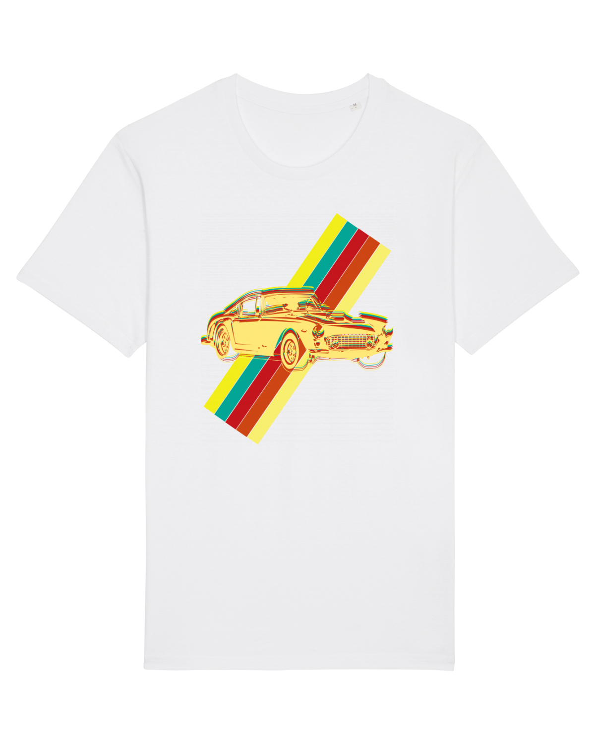 Tricou mânecă scurtă Unisex Rocker White