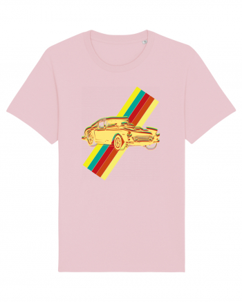 Retro Muscle Car Cotton Pink