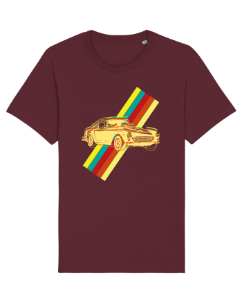 Retro Muscle Car Burgundy