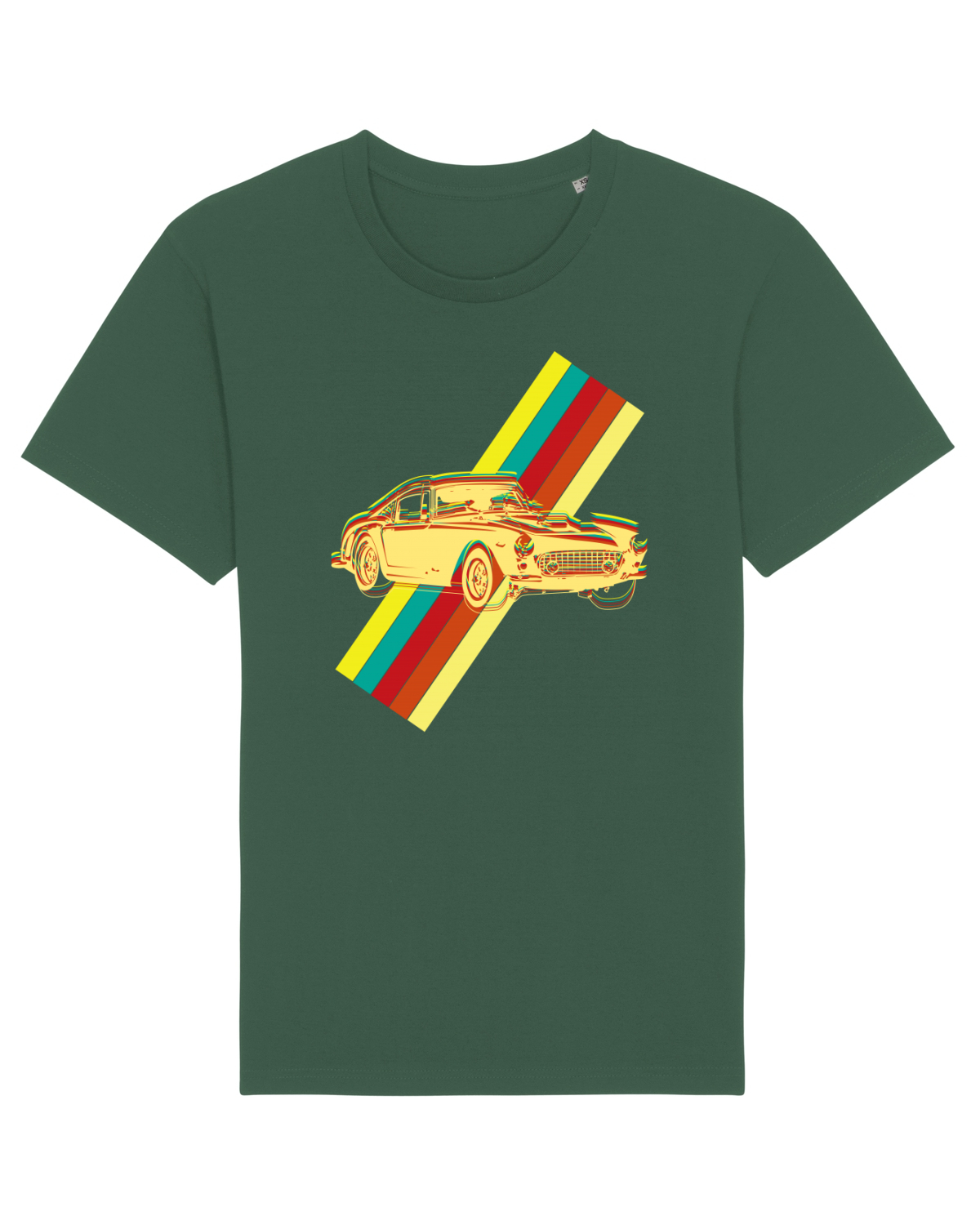 Tricou mânecă scurtă Unisex Rocker Bottle Green