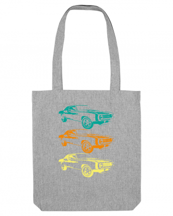 Retro Muscle Car Heather Grey