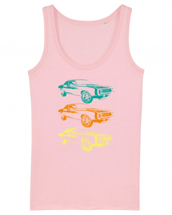 Retro Muscle Car Cotton Pink