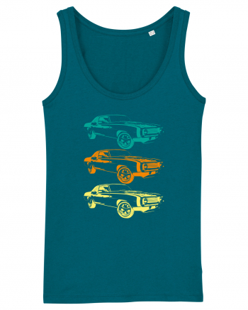 Retro Muscle Car Ocean Depth