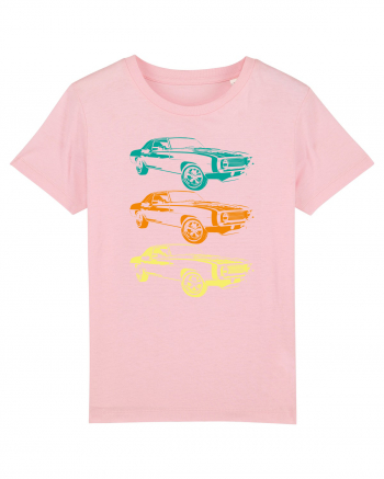 Retro Muscle Car Cotton Pink