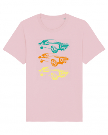 Retro Muscle Car Cotton Pink