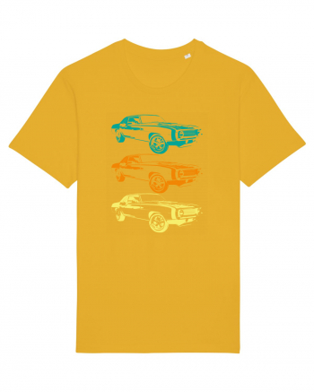 Retro Muscle Car Spectra Yellow