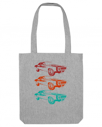 Retro Muscle Car Heather Grey