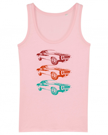 Retro Muscle Car Cotton Pink