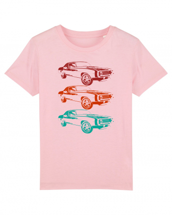 Retro Muscle Car Cotton Pink