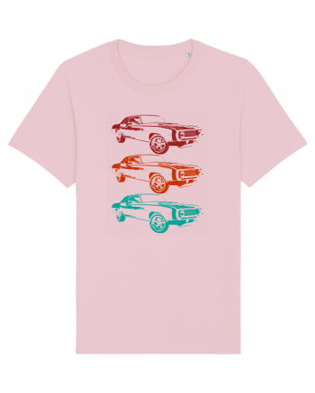 Retro Muscle Car Cotton Pink