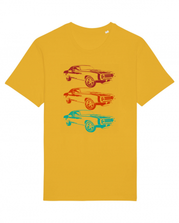 Retro Muscle Car Spectra Yellow