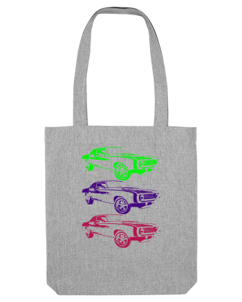 Retro Muscle Car Heather Grey