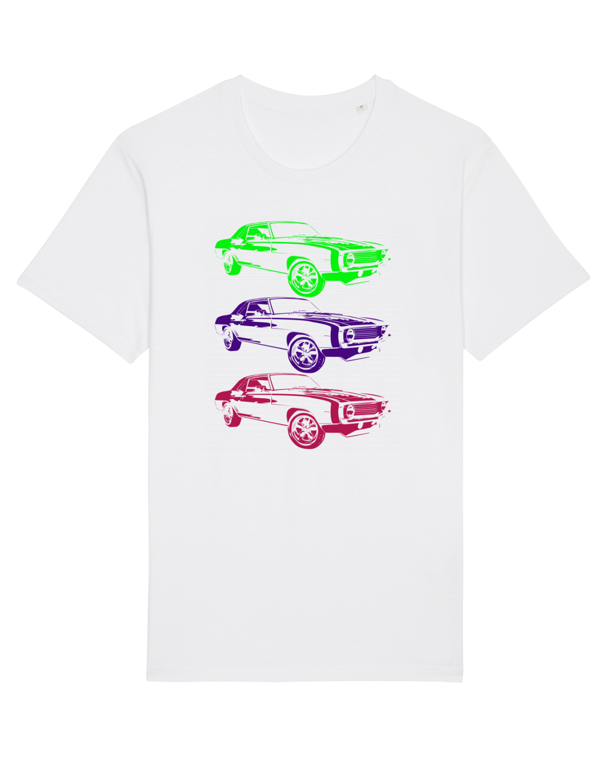 Tricou mânecă scurtă Unisex Rocker White