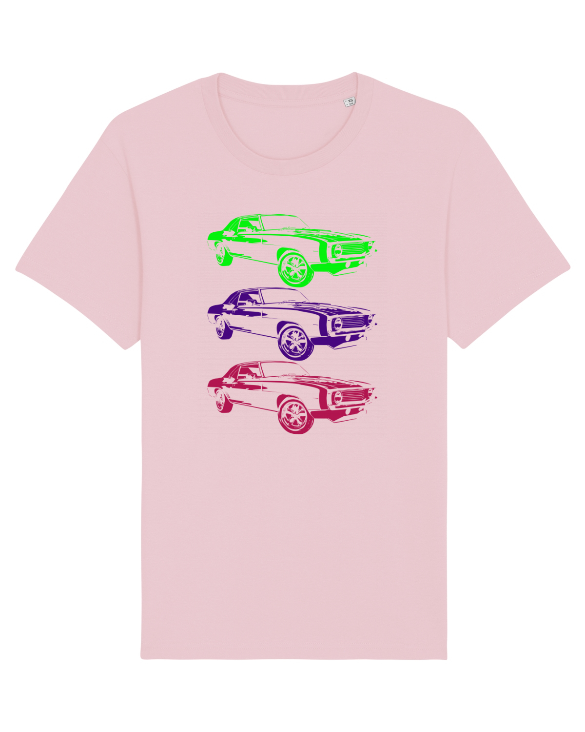 Tricou mânecă scurtă Unisex Rocker Cotton Pink