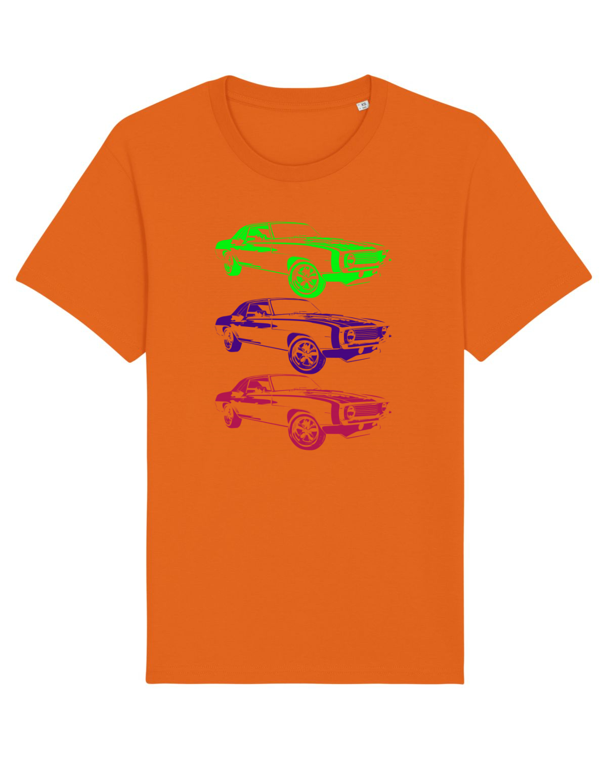 Tricou mânecă scurtă Unisex Rocker Bright Orange