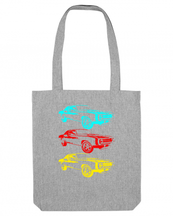 Retro Muscle Car Heather Grey