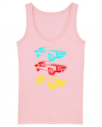 Retro Muscle Car Cotton Pink