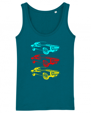 Retro Muscle Car Ocean Depth