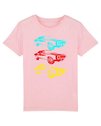 Retro Muscle Car Cotton Pink