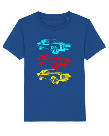 Retro Muscle Car Majorelle Blue