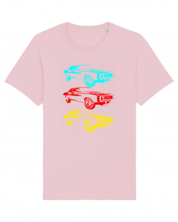 Retro Muscle Car Cotton Pink