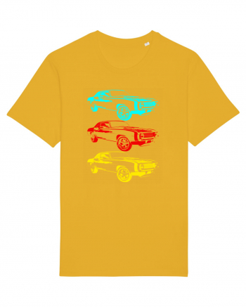 Retro Muscle Car Spectra Yellow