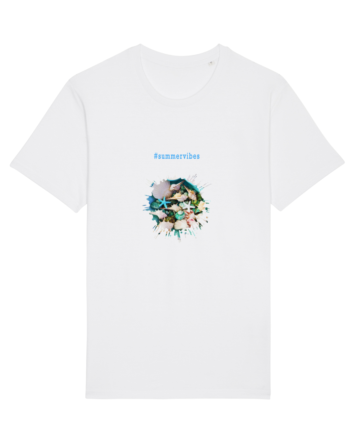 Tricou mânecă scurtă Unisex Rocker White