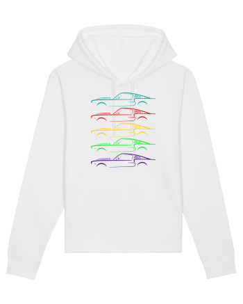 Retro Muscle Car White