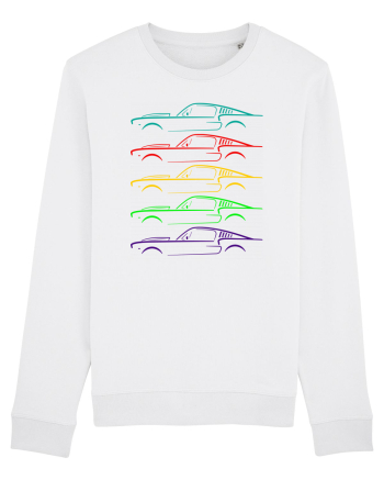 Retro Muscle Car White