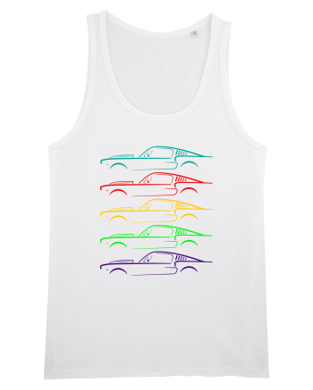 Retro Muscle Car White