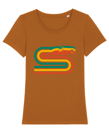 Retro Muscle Car Roasted Orange