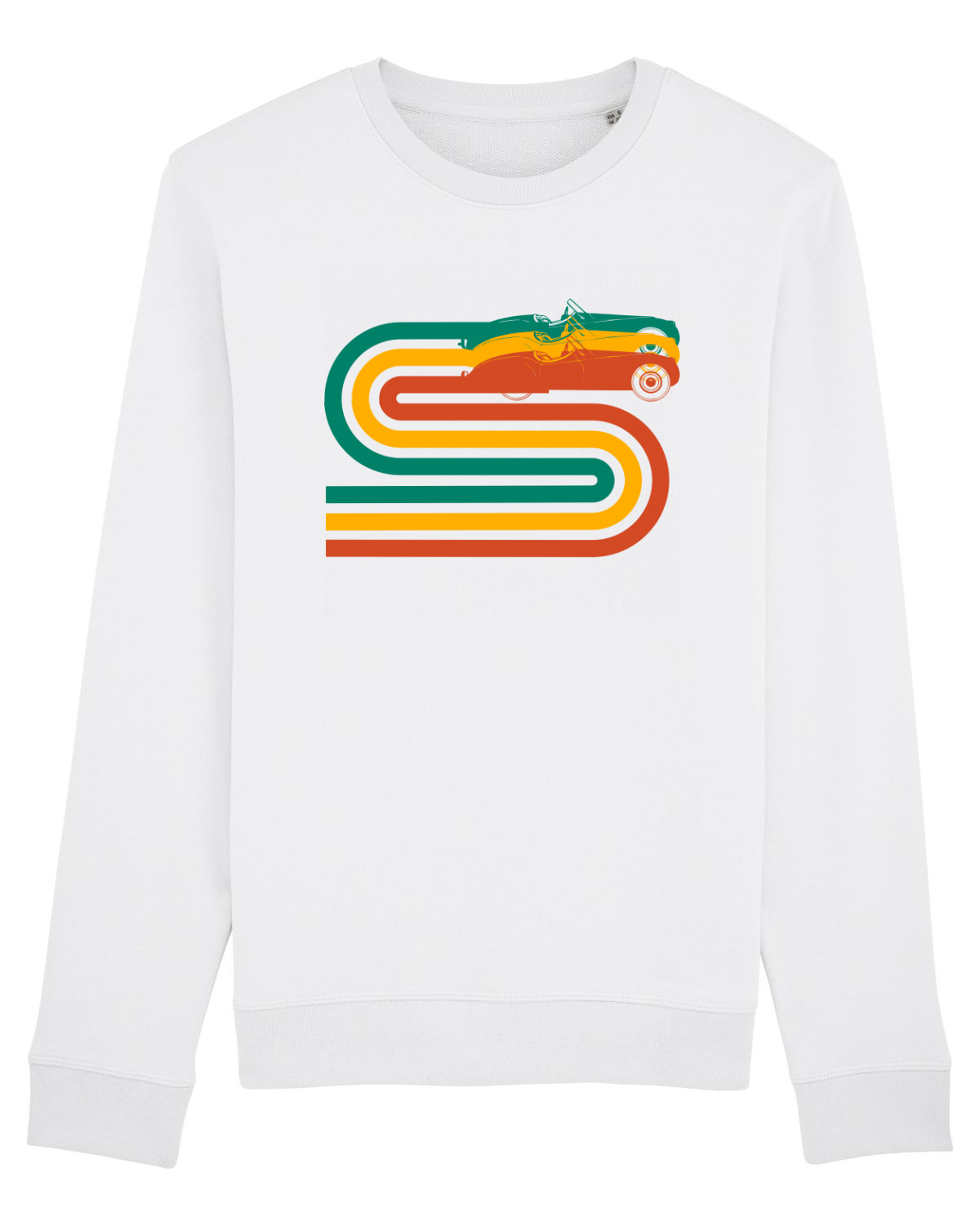 Bluză mânecă lungă Unisex Rise White
