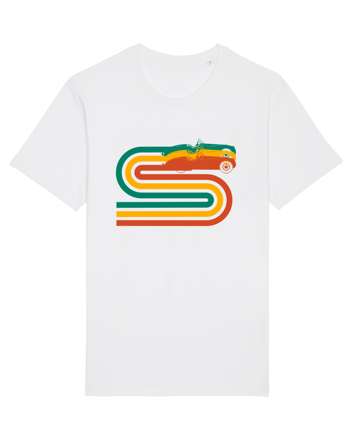 Tricou mânecă scurtă Unisex Rocker White