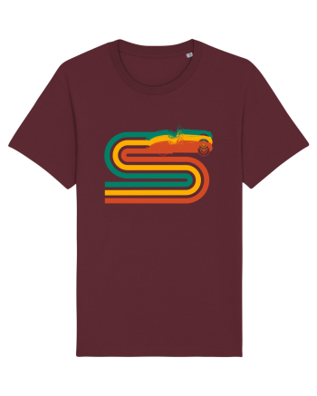 Retro Muscle Car Burgundy