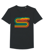 Retro Muscle Car Tricou mânecă scurtă guler larg Bărbat Skater