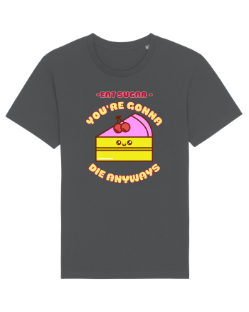 Funny Kawaii Food Anthracite