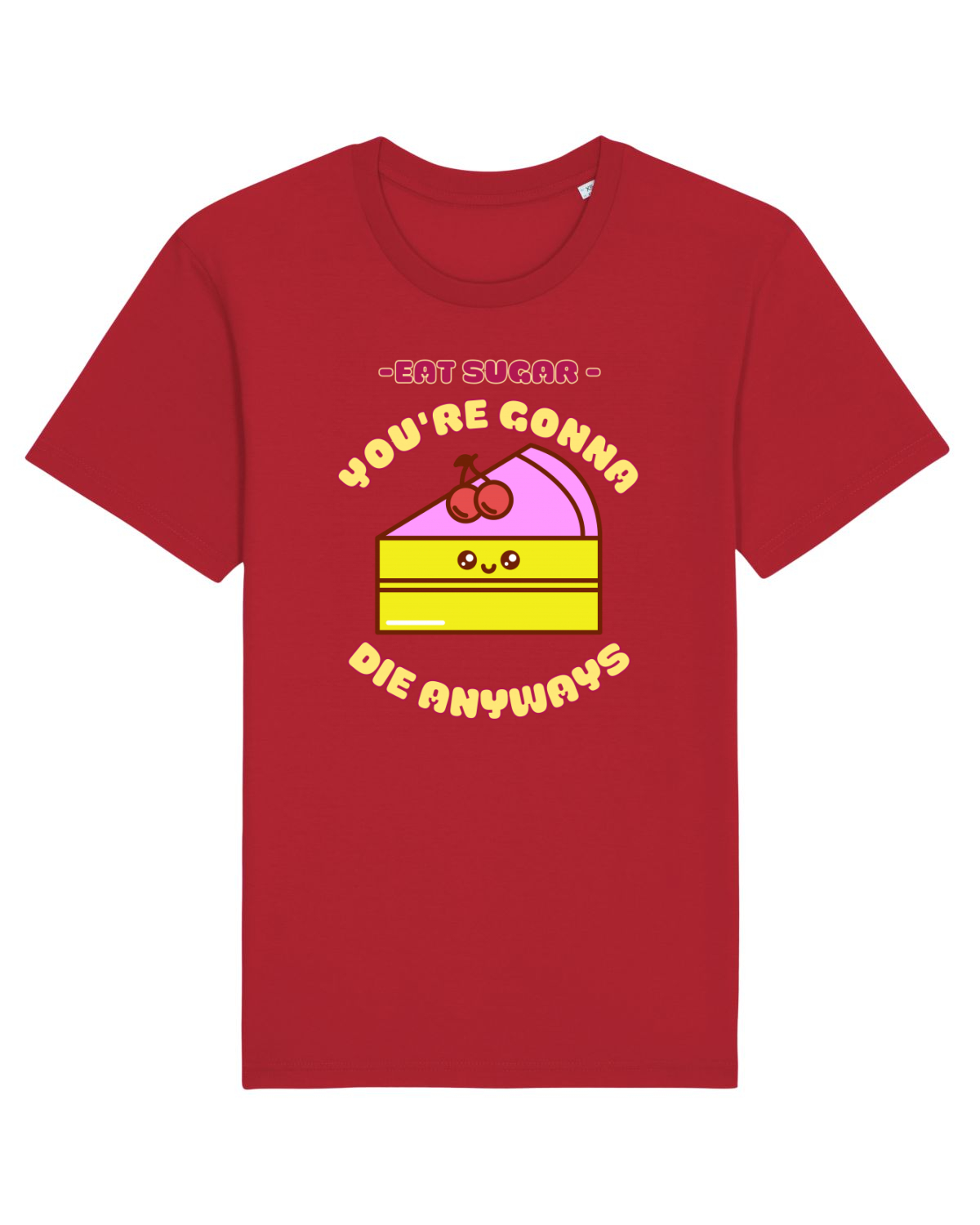 Tricou mânecă scurtă Unisex Rocker Red