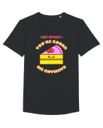 Funny Kawaii Food Tricou mânecă scurtă guler larg Bărbat Skater