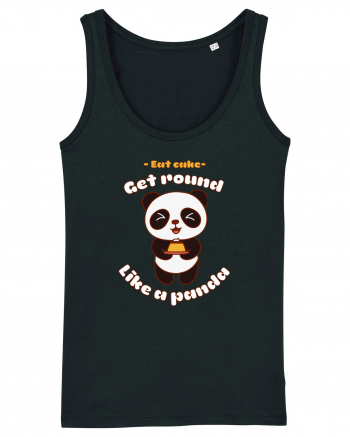 Funny Kawaii Panda Black