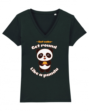 Funny Kawaii Panda Black