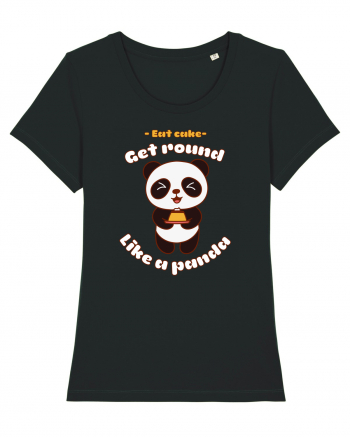 Funny Kawaii Panda Black