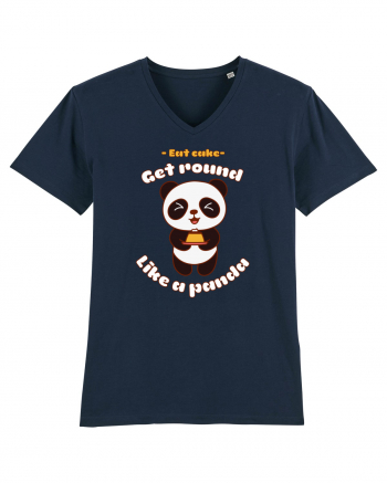 Funny Kawaii Panda French Navy