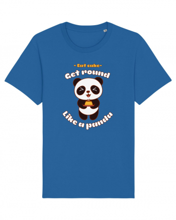 Funny Kawaii Panda Royal Blue