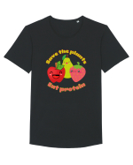 Funny Kawaii Food Tricou mânecă scurtă guler larg Bărbat Skater