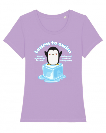 Funny Kawaii Pinguin Lavender Dawn