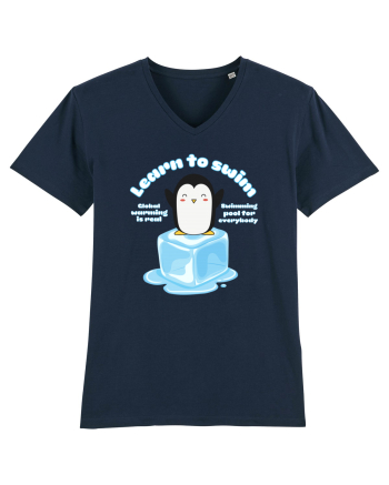 Funny Kawaii Pinguin French Navy