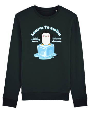Funny Kawaii Pinguin Black