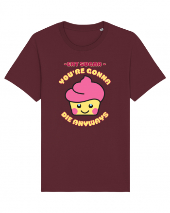 Funny Kawaii Food Burgundy