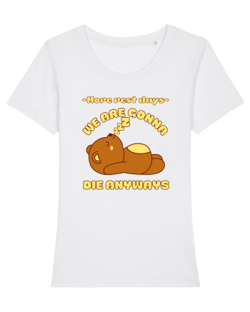 Funny Kawaii Bear White